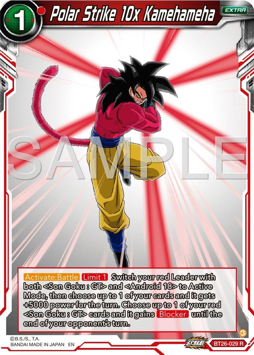 Image for Polar Strike 10x Kamehameha (Ultimate Advent) (BT26-029) - Dragon Ball Super: Masters