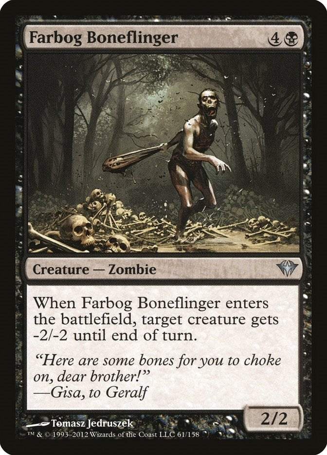 Image for Farbog Boneflinger (Dark Ascension) (61) - Magic: The Gathering