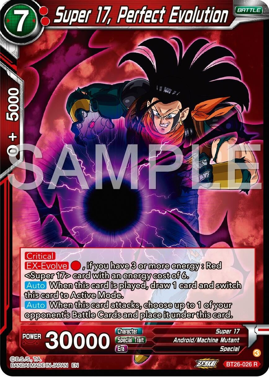 Image for Super 17, Perfect Evolution (Ultimate Advent) (BT26-026) - Dragon Ball Super: Masters