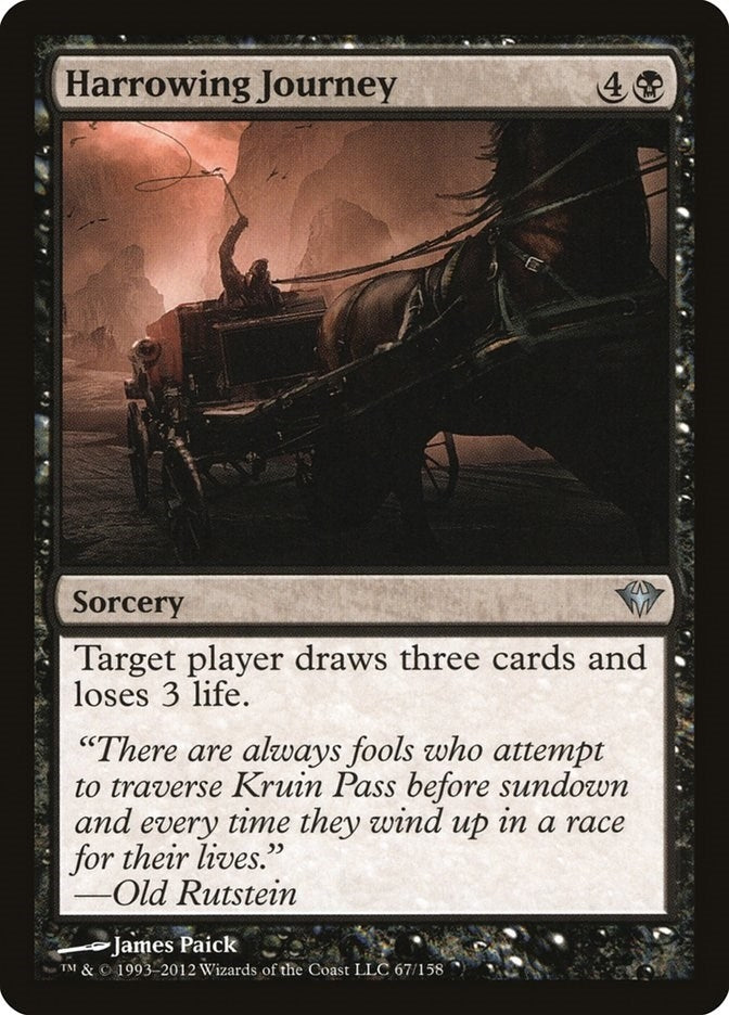 Image for Harrowing Journey (Dark Ascension) (67) - Magic: The Gathering