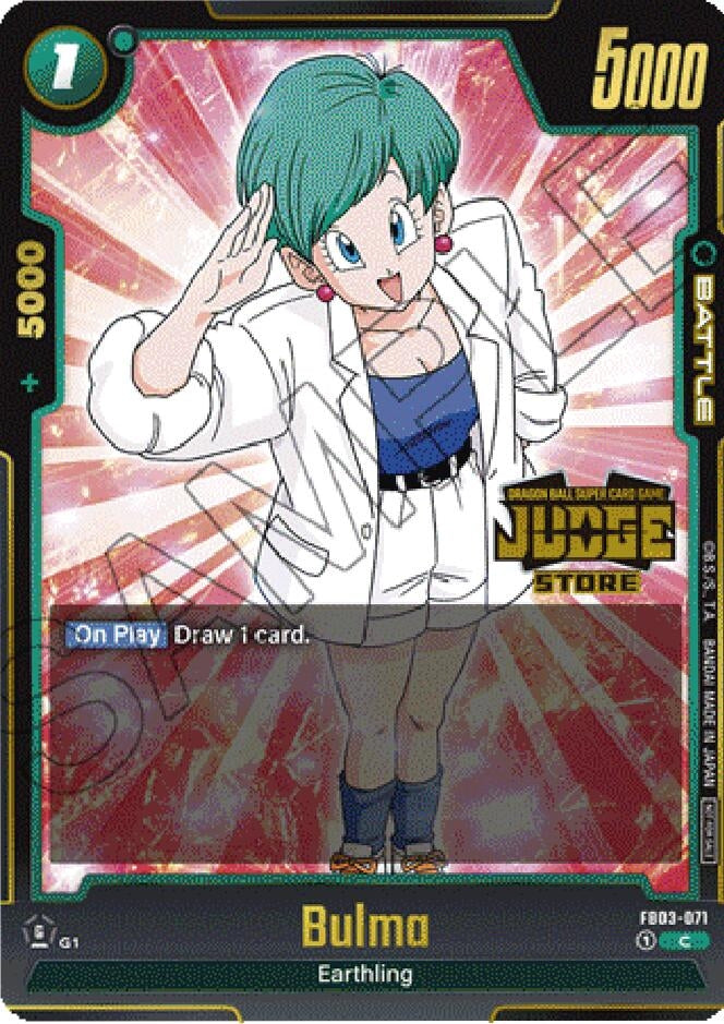 Image for Bulma - FB03-071 (Judge Pack (Store Judge) 02) (Tournament and Championship Promos) (FB03-071) - Dragon Ball Super: Fusion World