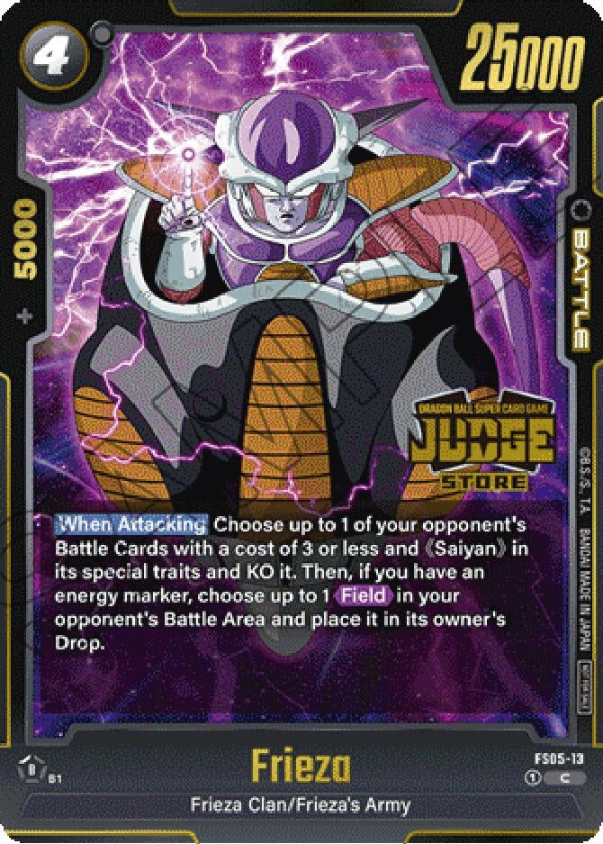 Image for Frieza - FS05-13 (Judge Pack (Store Judge) 02) (Tournament and Championship Promos) (FS05-13) - Dragon Ball Super: Fusion World