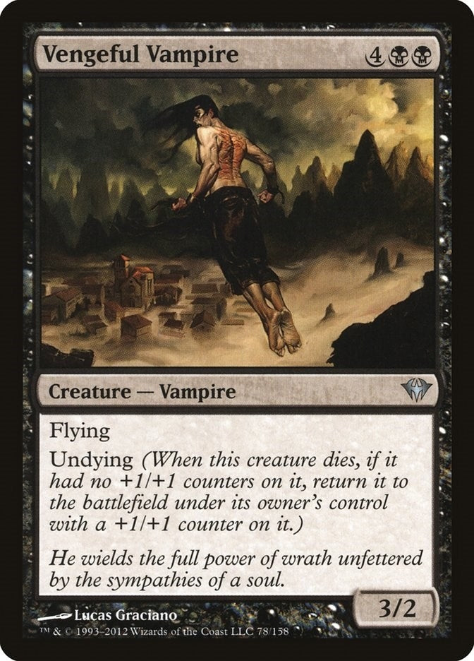 Image for Vengeful Vampire (Dark Ascension) (78) - Magic: The Gathering
