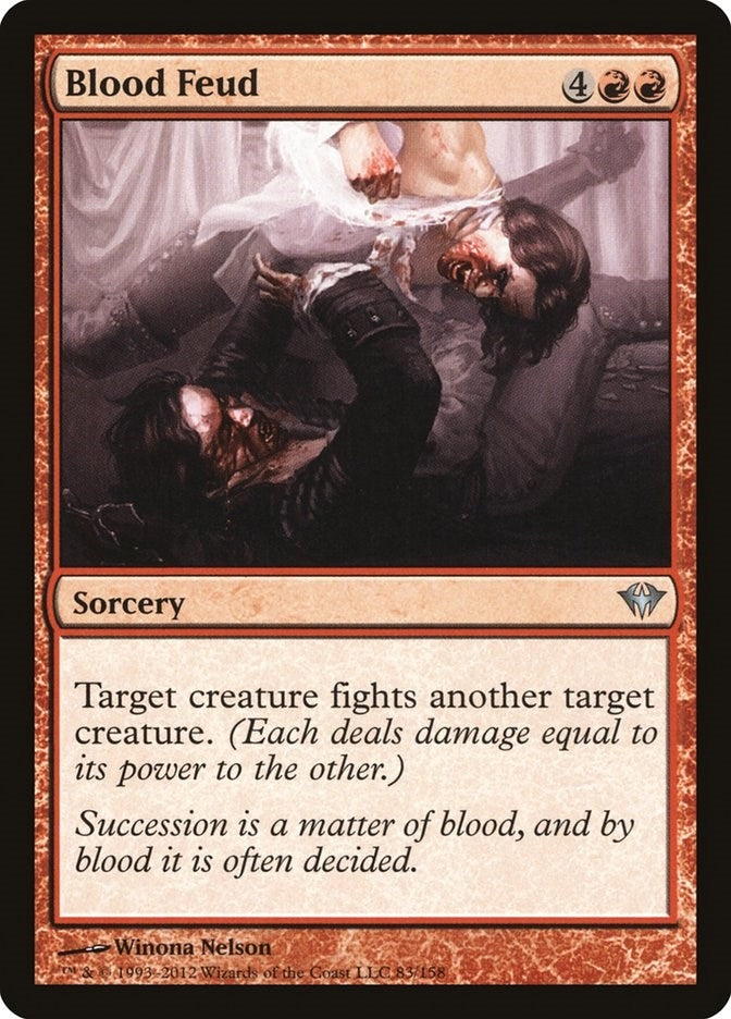 Image for Blood Feud (Dark Ascension) (83) - Magic: The Gathering