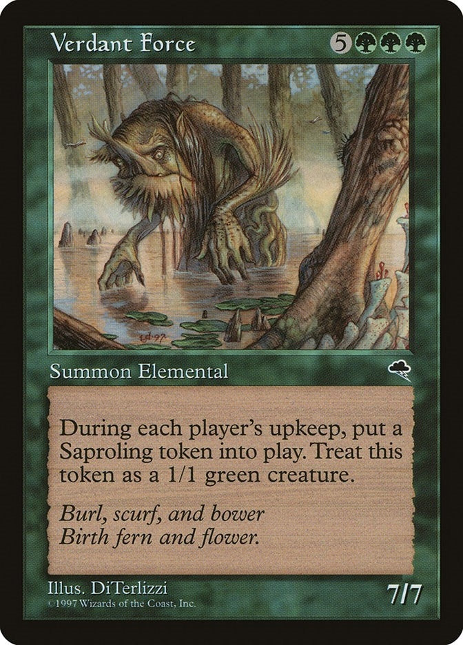 Image for Verdant Force (Tempest) (263) - Magic: The Gathering