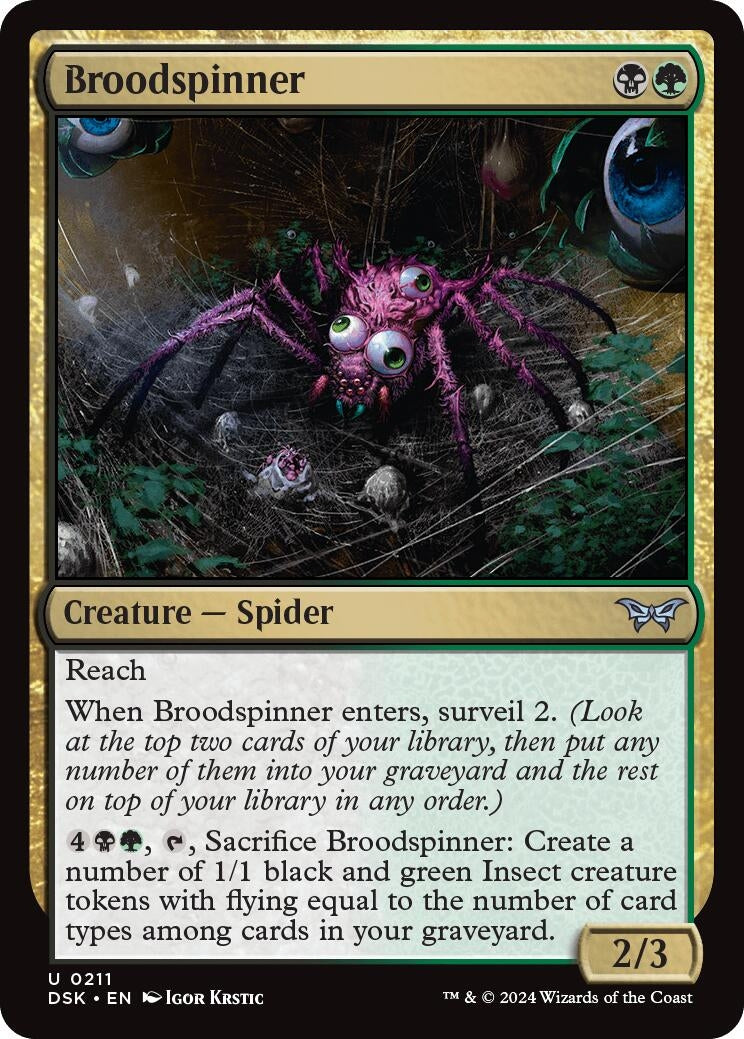 Image for Broodspinner (Duskmourn: House of Horror) (211) - Magic: The Gathering