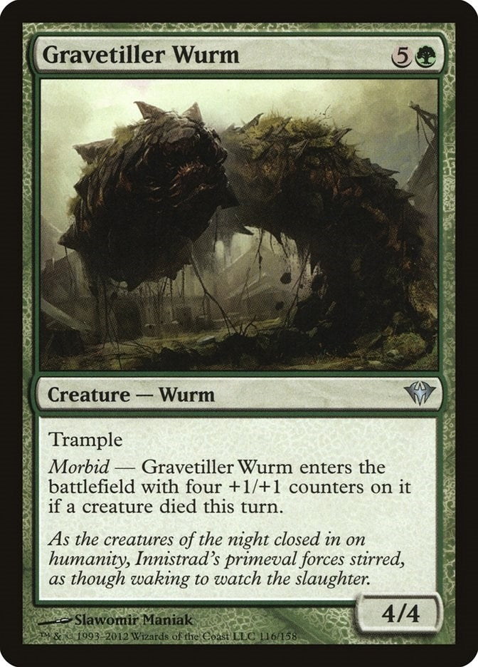 Image for Gravetiller Wurm (Dark Ascension) (116) - Magic: The Gathering