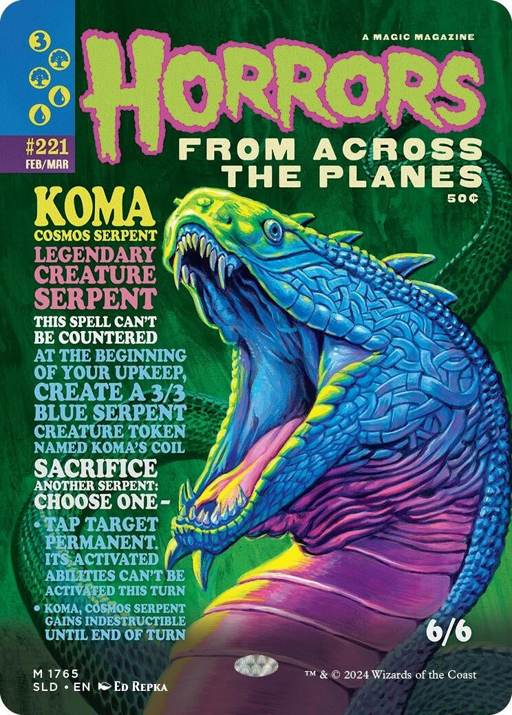 Image for Koma, Cosmos Serpent (Secret Lair Drop Series) (1765) - Magic: The Gathering