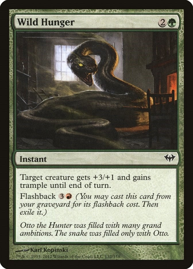 Image for Wild Hunger (Dark Ascension) (132) - Magic: The Gathering
