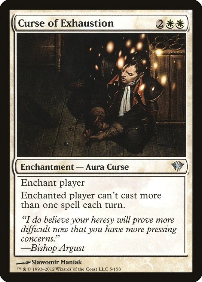 Image for Curse of Exhaustion (Dark Ascension) (5) - Magic: The Gathering