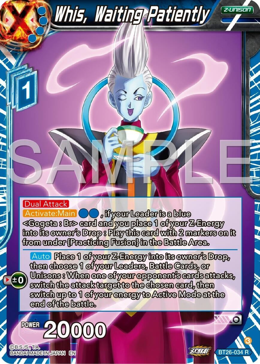Image for Whis, Waiting Patiently (Ultimate Advent) (BT26-034) - Dragon Ball Super: Masters