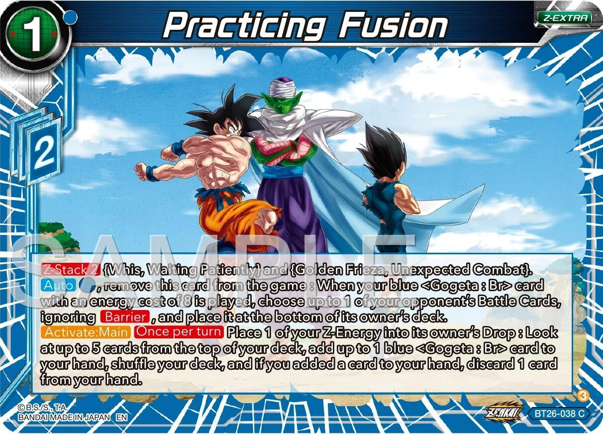 Image for Practicing Fusion (Ultimate Advent) (BT26-038) - Dragon Ball Super: Masters