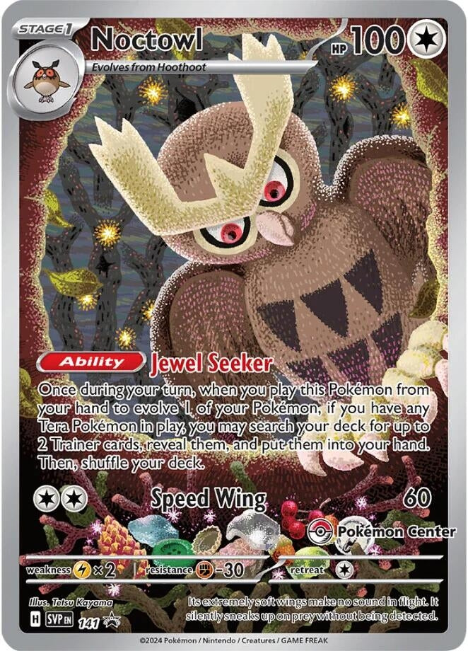 Image for Noctowl - 141 (Pokemon Center Exclusive) (SV: Scarlet & Violet Promo Cards) (141) - Pokemon