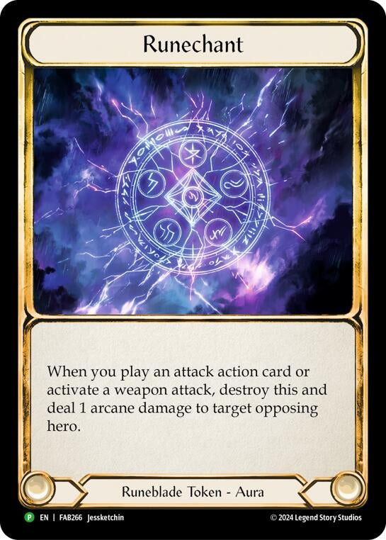 Image for Runechant (Lightning) - FAB266 (Flesh and Blood: Promo Cards) (FAB266) - Flesh and Blood TCG