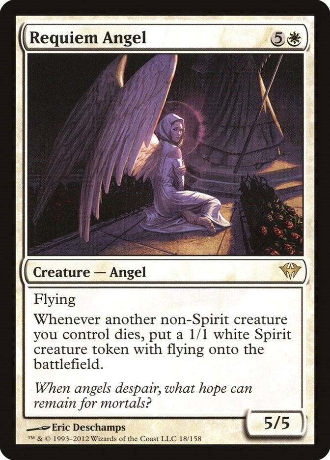 Image for Requiem Angel (Dark Ascension) (18) - Magic: The Gathering