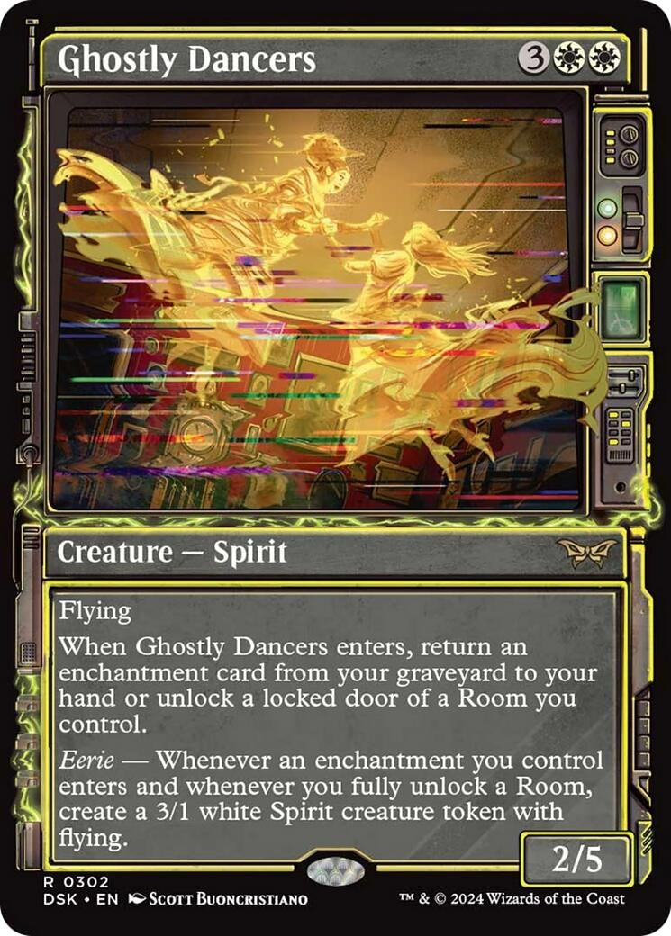 Image for Ghostly Dancers (Showcase) (Duskmourn: House of Horror) (302) - Magic: The Gathering