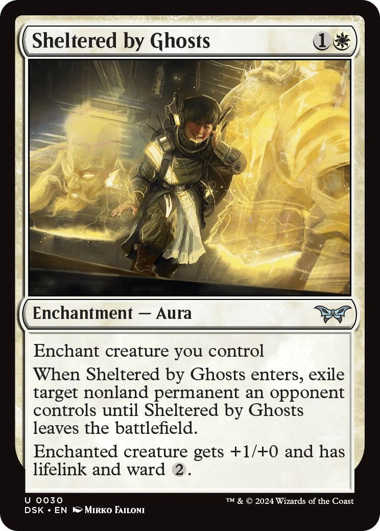 Image for Sheltered by Ghosts (Duskmourn: House of Horror) (30) - Magic: The Gathering