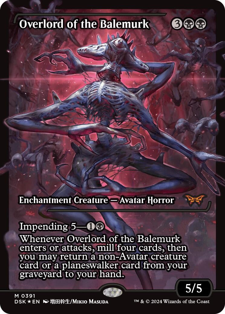 Image for Overlord of the Balemurk (Showcase) (Duskmourn: House of Horror) (391) - Magic: The Gathering
