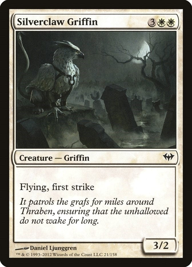 Image for Silverclaw Griffin (Dark Ascension) (21) - Magic: The Gathering