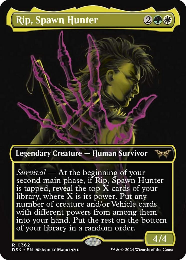 Image for Rip, Spawn Hunter (Showcase) (Duskmourn: House of Horror) (362) - Magic: The Gathering