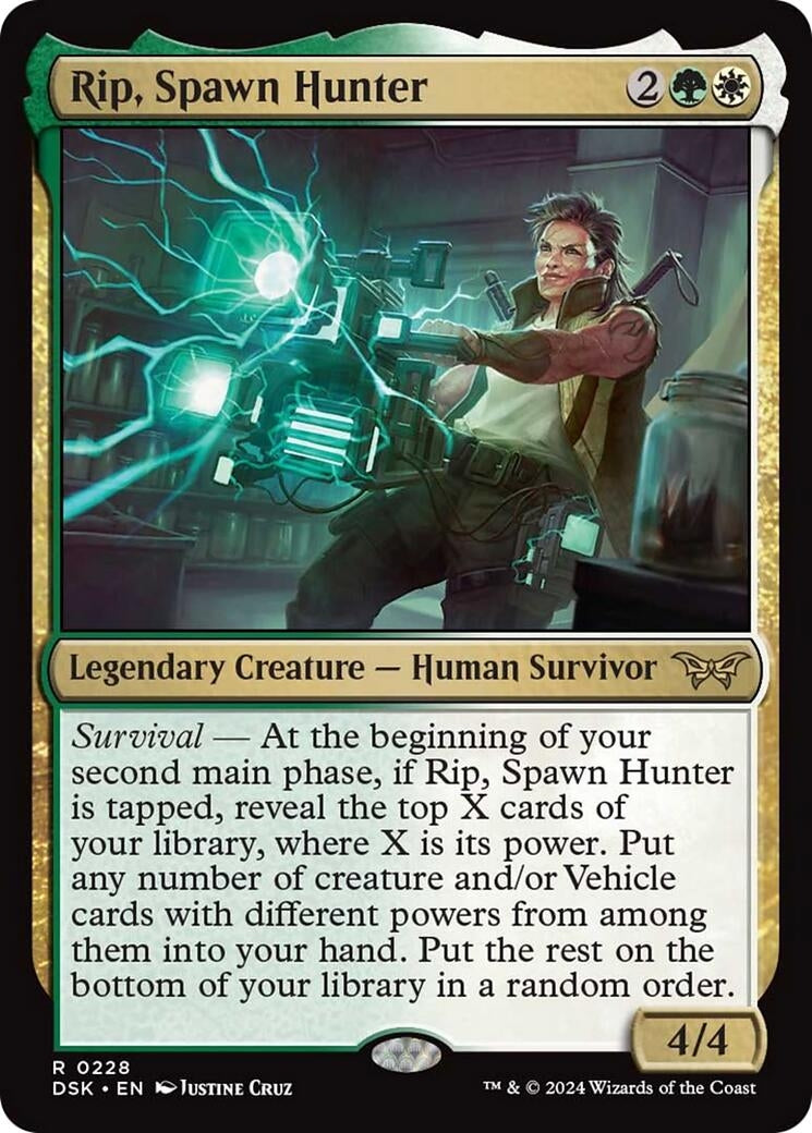 Image for Rip, Spawn Hunter (Duskmourn: House of Horror) (228) - Magic: The Gathering
