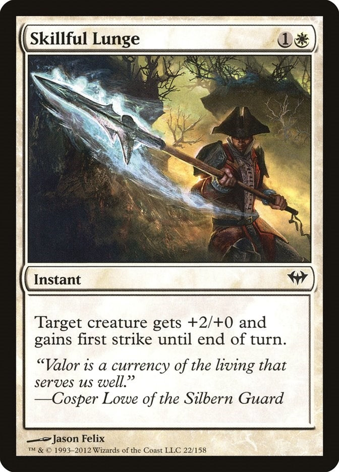 Image for Skillful Lunge (Dark Ascension) (22) - Magic: The Gathering
