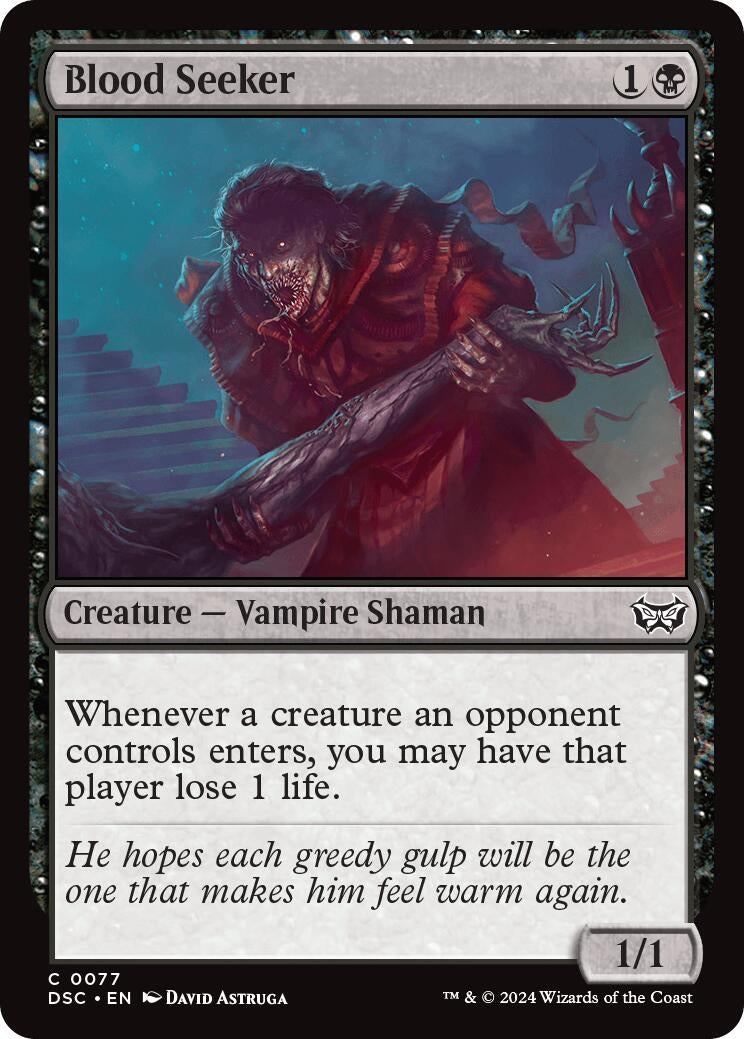 Image for Blood Seeker (Commander: Duskmourn: House of Horror) (77) - Magic: The Gathering