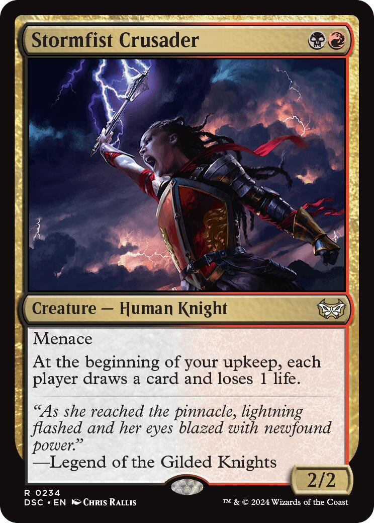 Image for Stormfist Crusader (Commander: Duskmourn: House of Horror) (234) - Magic: The Gathering