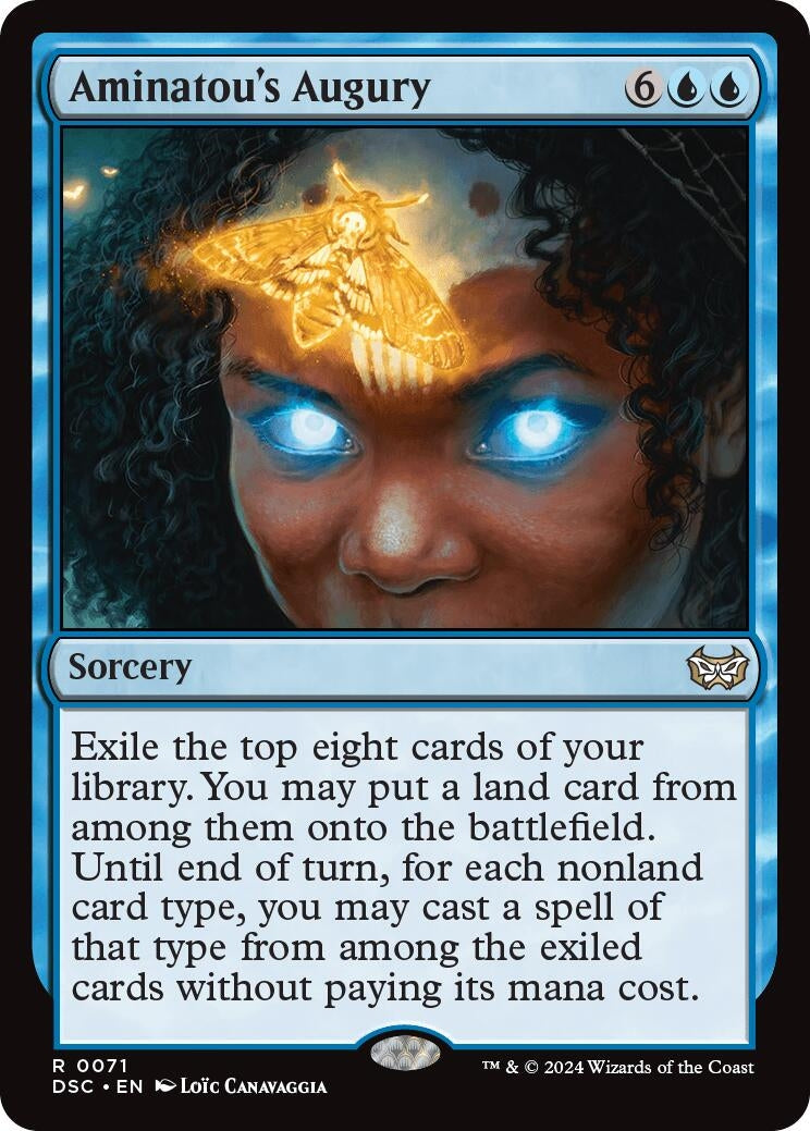 Image for Aminatou's Augury (Commander: Duskmourn: House of Horror) (71) - Magic: The Gathering