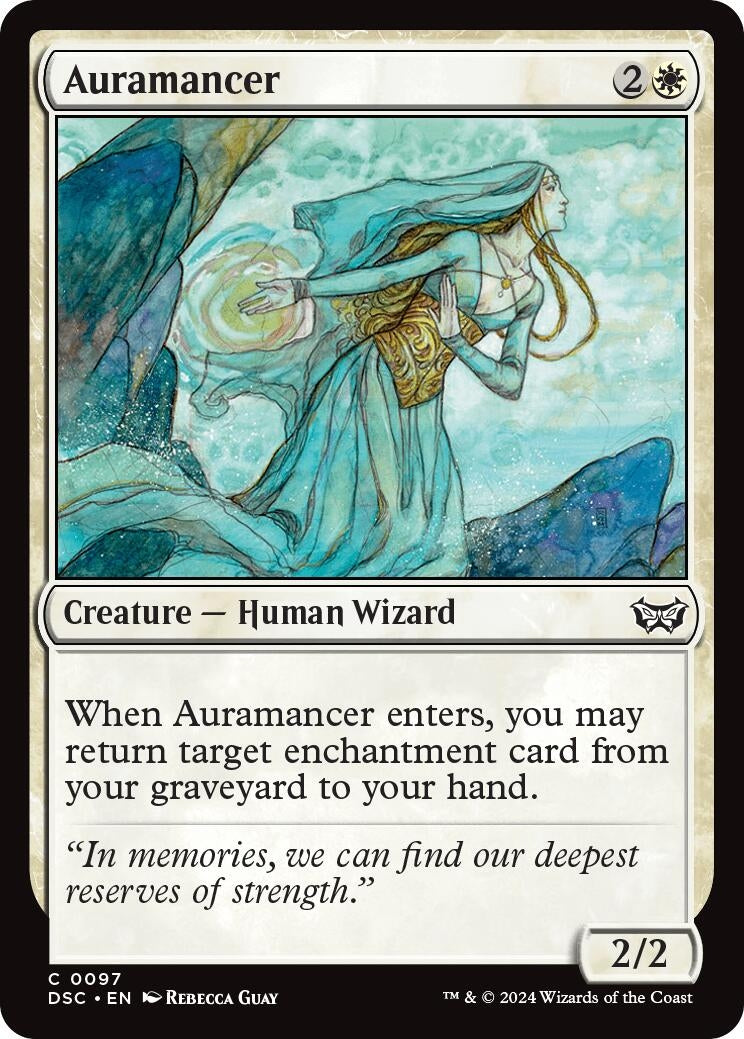 Image for Auramancer (Commander: Duskmourn: House of Horror) (97) - Magic: The Gathering