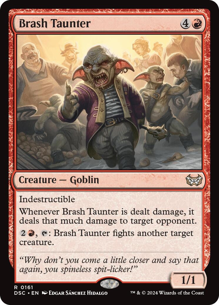 Image for Brash Taunter (Commander: Duskmourn: House of Horror) (161) - Magic: The Gathering