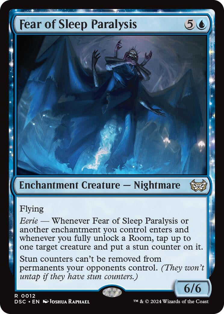 Image for Fear of Sleep Paralysis (Commander: Duskmourn: House of Horror) (12) - Magic: The Gathering