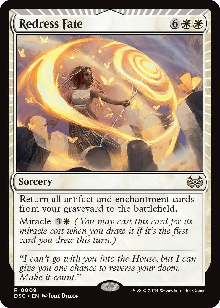 Image for Redress Fate (Commander: Duskmourn: House of Horror) (9) - Magic: The Gathering
