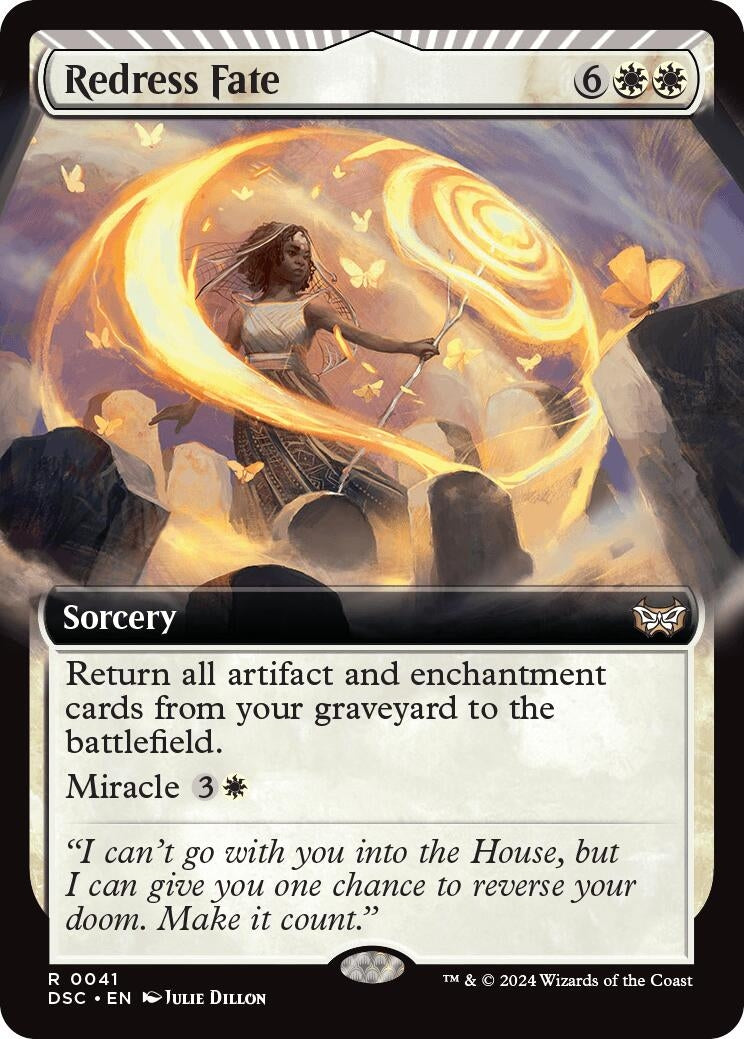 Image for Redress Fate (Extended Art) (Commander: Duskmourn: House of Horror) (41) - Magic: The Gathering