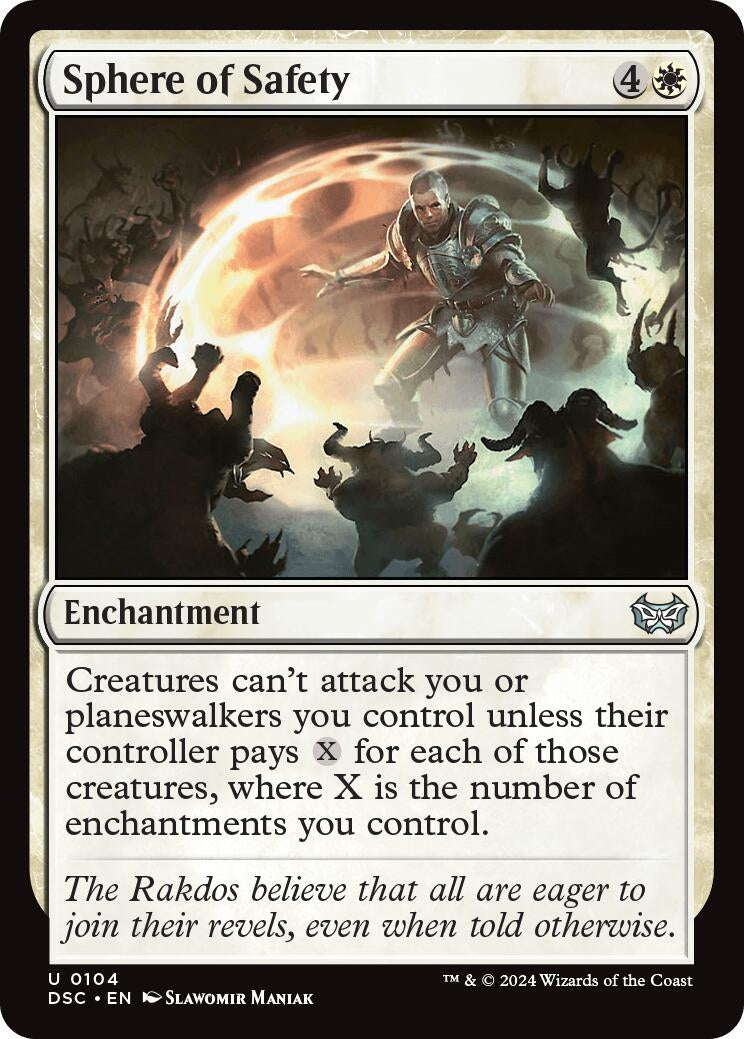 Image for Sphere of Safety (Commander: Duskmourn: House of Horror) (104) - Magic: The Gathering