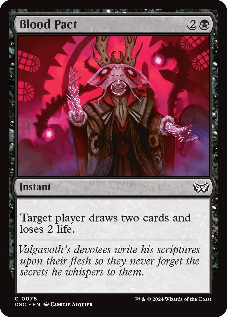Image for Blood Pact (Commander: Duskmourn: House of Horror) (76) - Magic: The Gathering