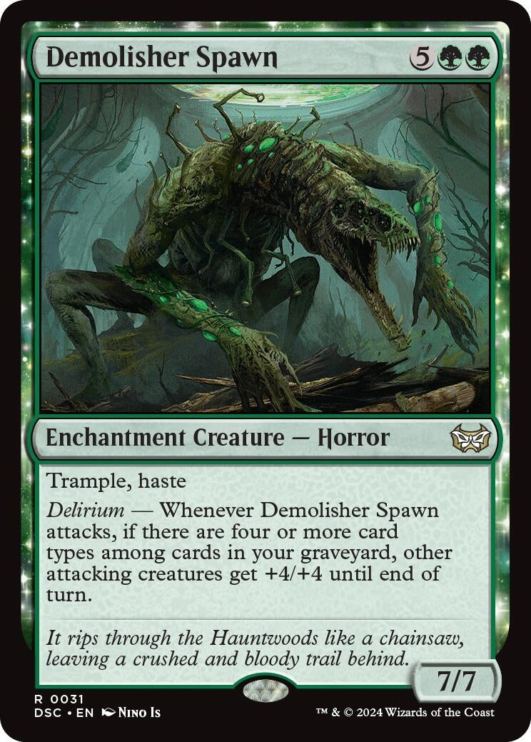 Image for Demolisher Spawn (Commander: Duskmourn: House of Horror) (31) - Magic: The Gathering