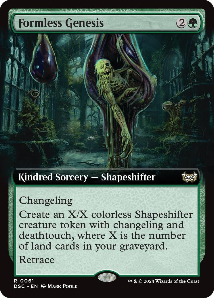 Image for Formless Genesis (Extended Art) (Commander: Duskmourn: House of Horror) (61) - Magic: The Gathering