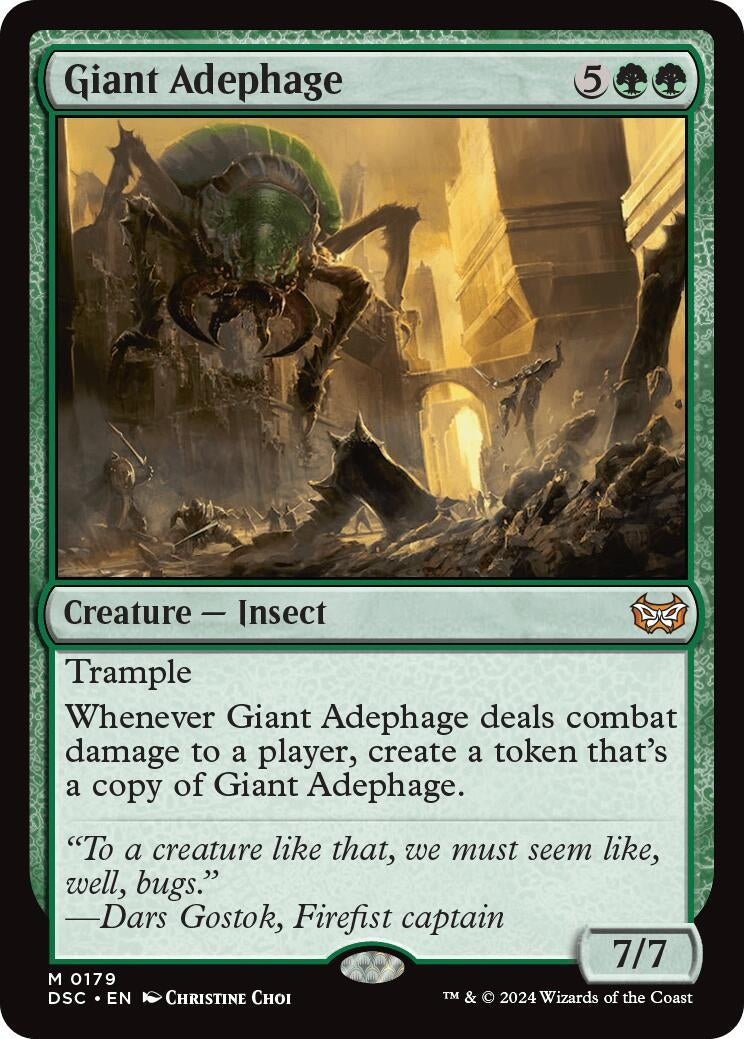 Image for Giant Adephage (Commander: Duskmourn: House of Horror) (179) - Magic: The Gathering