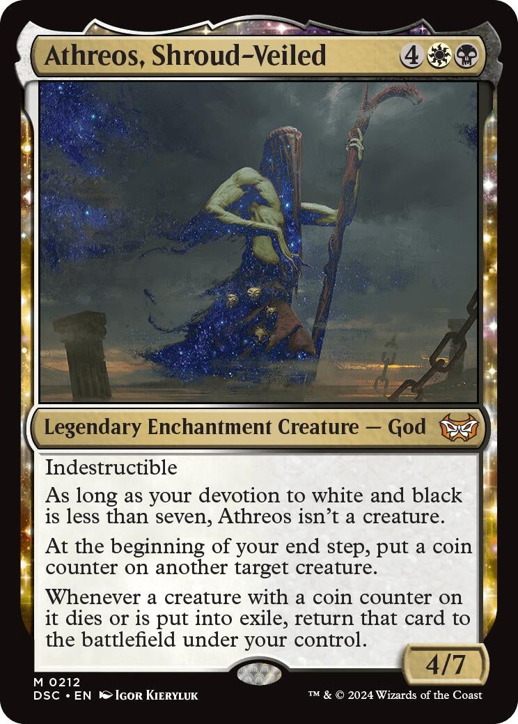 Image for Athreos, Shroud-Veiled (Commander: Duskmourn: House of Horror) (212) - Magic: The Gathering