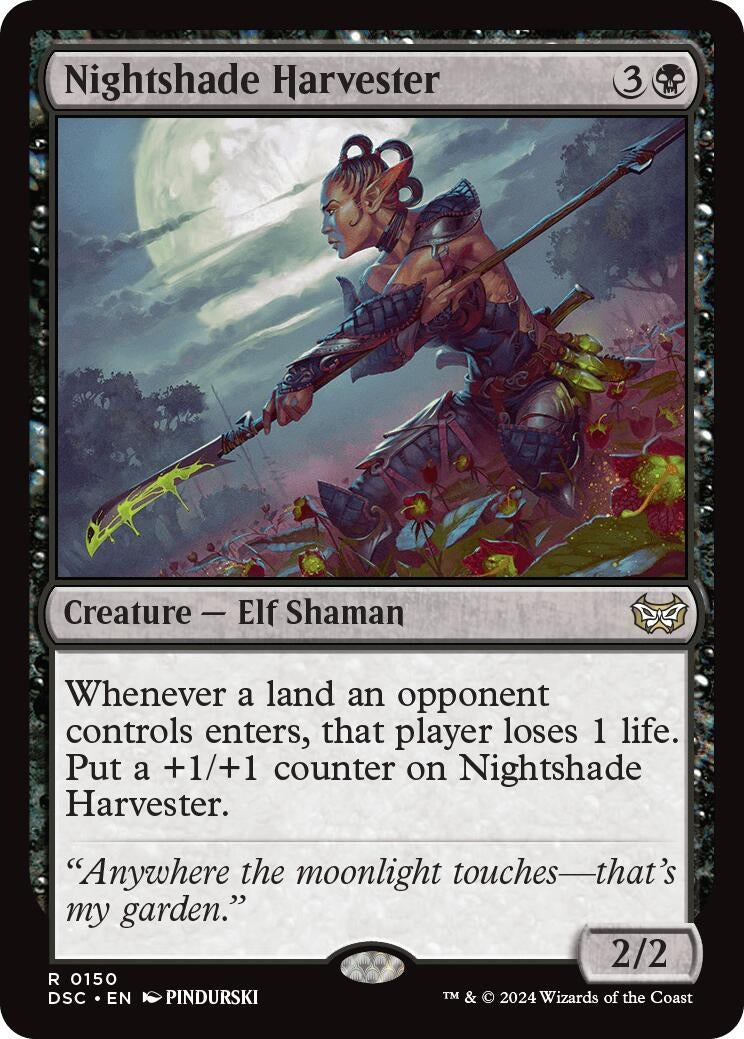 Image for Nightshade Harvester (Commander: Duskmourn: House of Horror) (150) - Magic: The Gathering