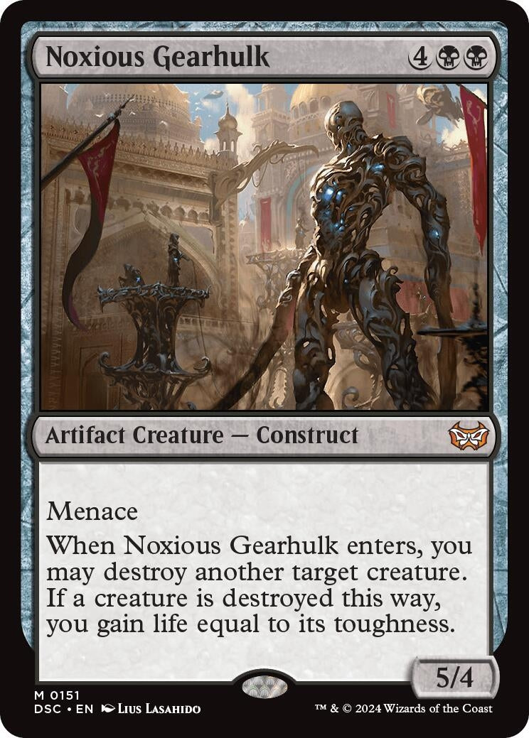 Image for Noxious Gearhulk (Commander: Duskmourn: House of Horror) (151) - Magic: The Gathering
