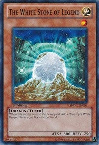 Image for The White Stone of Legend (Structure Deck: Dragons Collide) (SDDC-EN006) - YuGiOh
