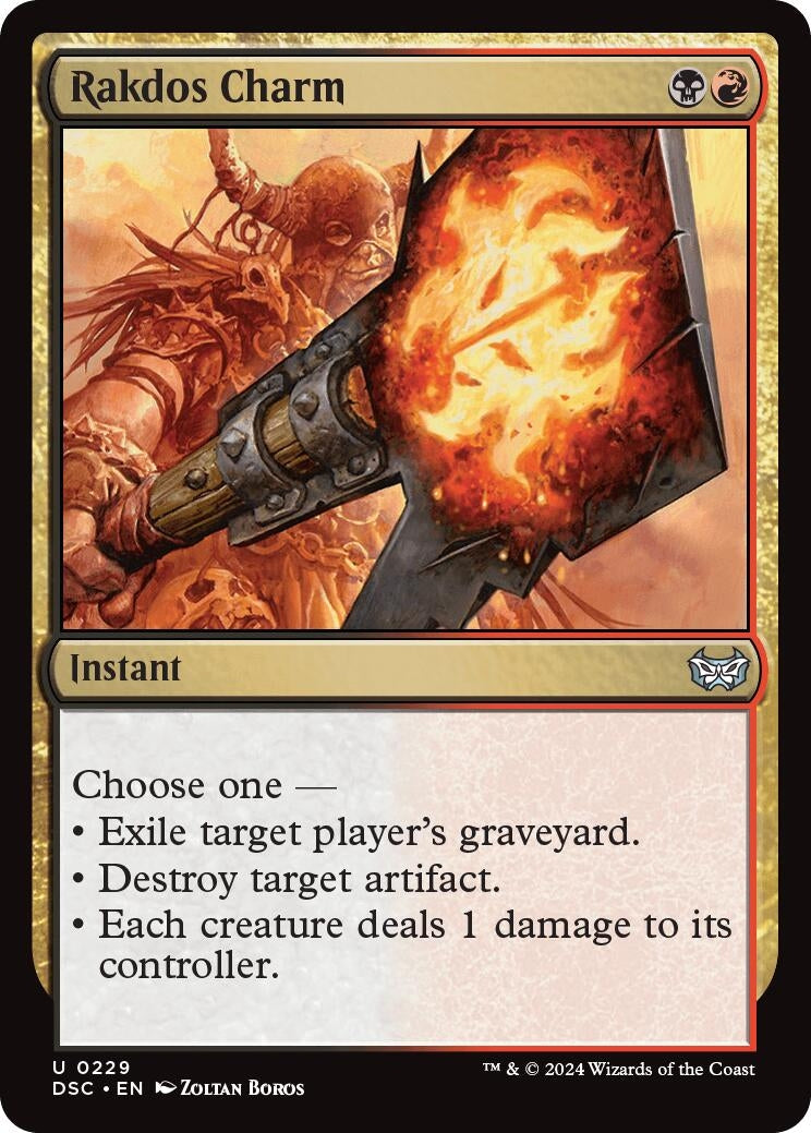 Image for Rakdos Charm (Commander: Duskmourn: House of Horror) (229) - Magic: The Gathering