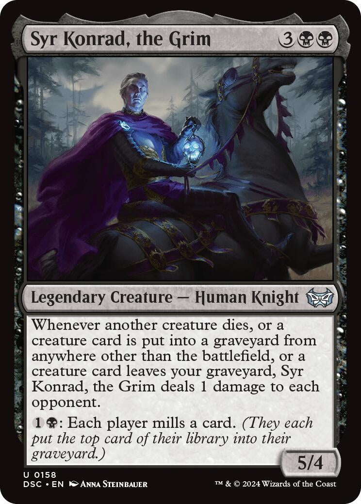 Image for Syr Konrad, the Grim (Commander: Duskmourn: House of Horror) (158) - Magic: The Gathering