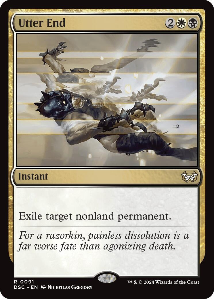 Image for Utter End (Commander: Duskmourn: House of Horror) (91) - Magic: The Gathering