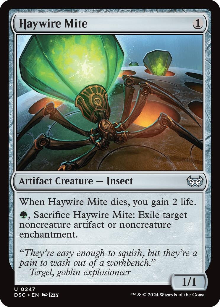Image for Haywire Mite (Commander: Duskmourn: House of Horror) (247) - Magic: The Gathering