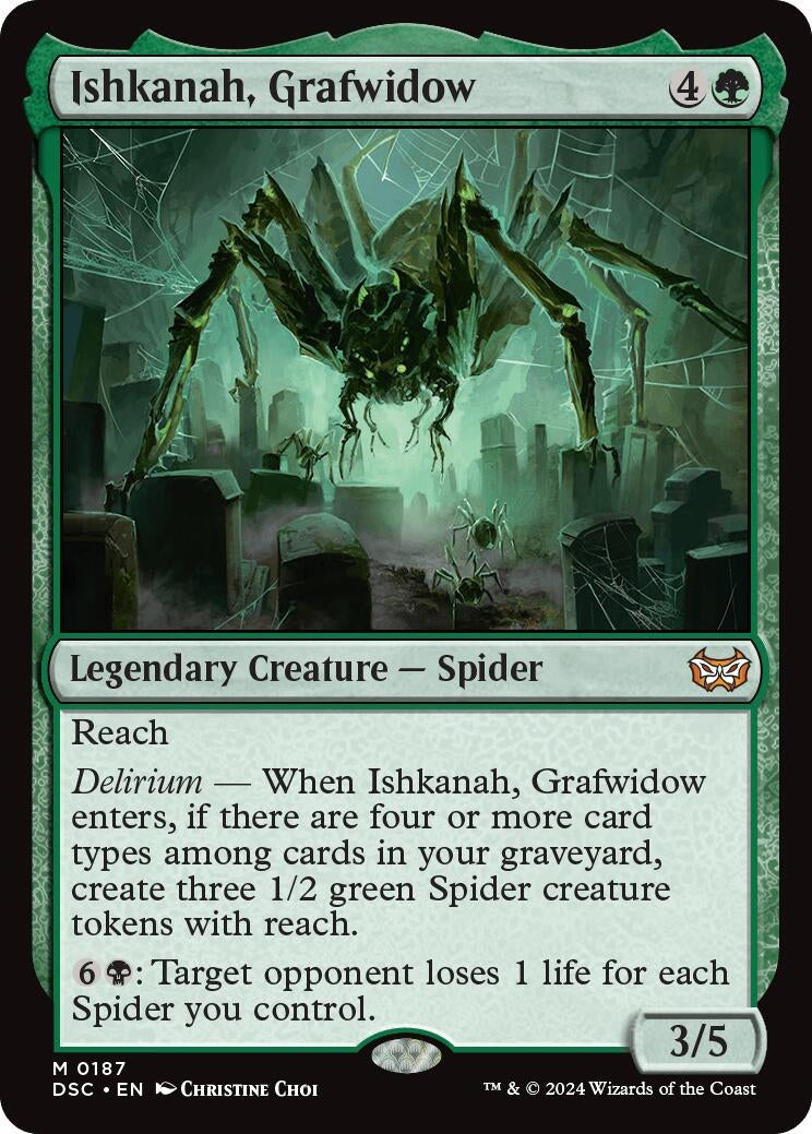 Image for Ishkanah, Grafwidow (Commander: Duskmourn: House of Horror) (187) - Magic: The Gathering