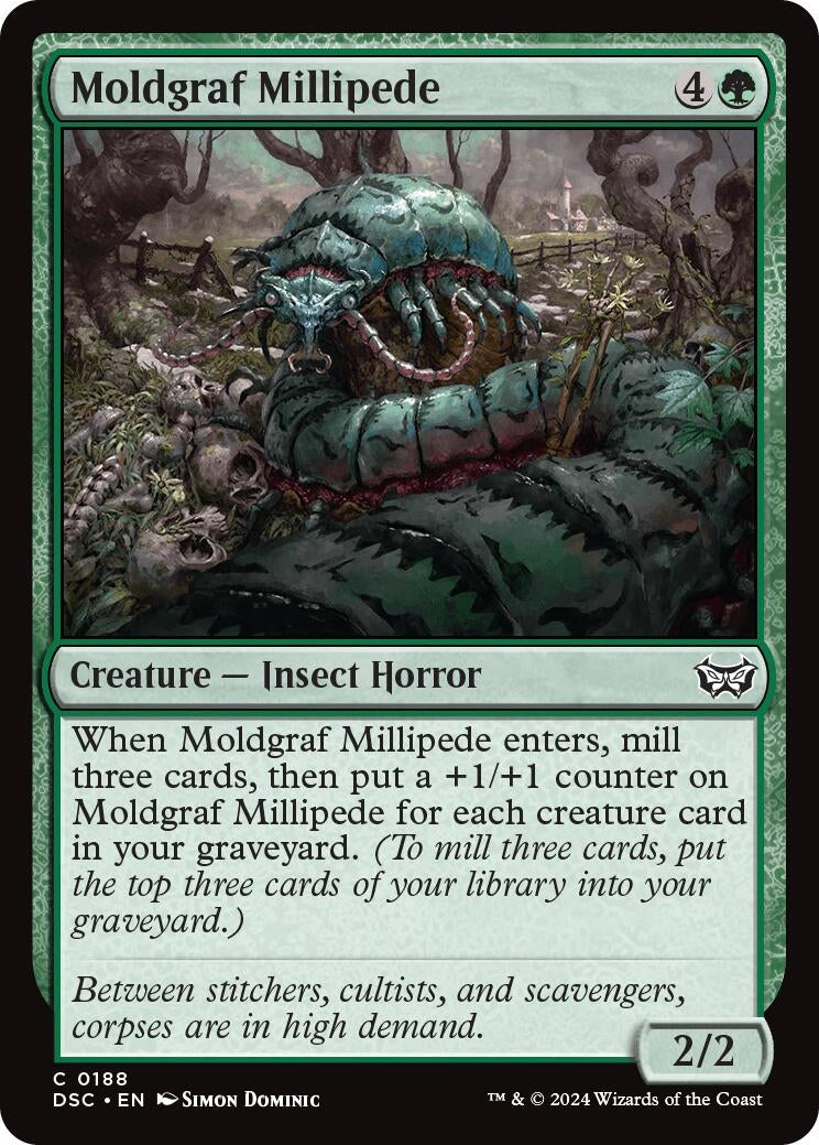 Image for Moldgraf Millipede (Commander: Duskmourn: House of Horror) (188) - Magic: The Gathering