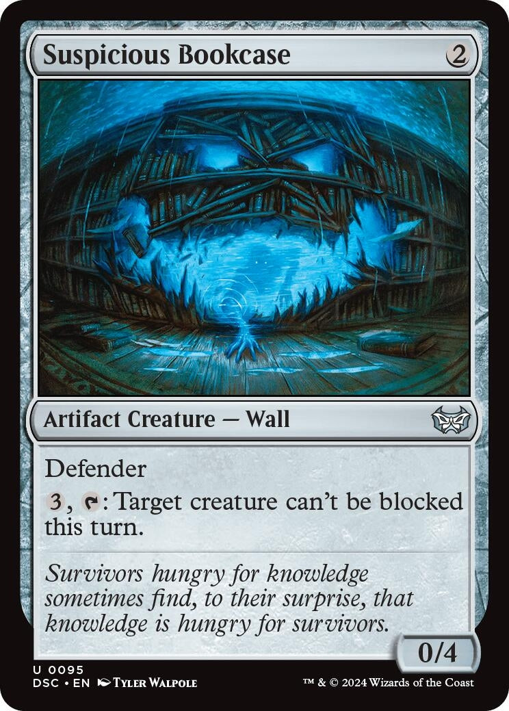 Image for Suspicious Bookcase (Commander: Duskmourn: House of Horror) (95) - Magic: The Gathering